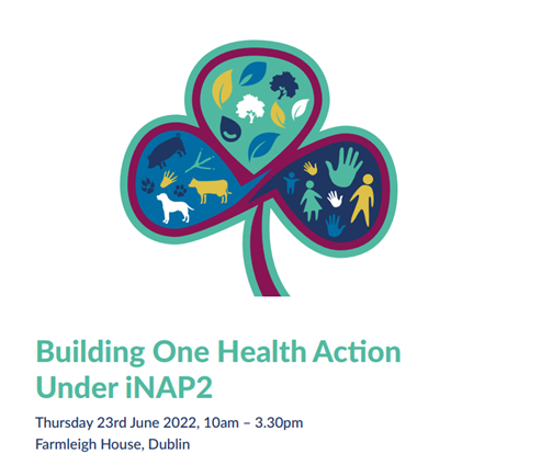 HIQA's tweet photo. Today, Patricia Harrington, Deputy Director of Health Technology Assessment (HTA), and Kieran Walsh, Senior HTA Analyst, are presenting on our work to inform policy-making in the area of antimicrobial resistance at the 'Building #OneHealth Action under #iNAP2' conference. https://t.co/8Kj38umbbf