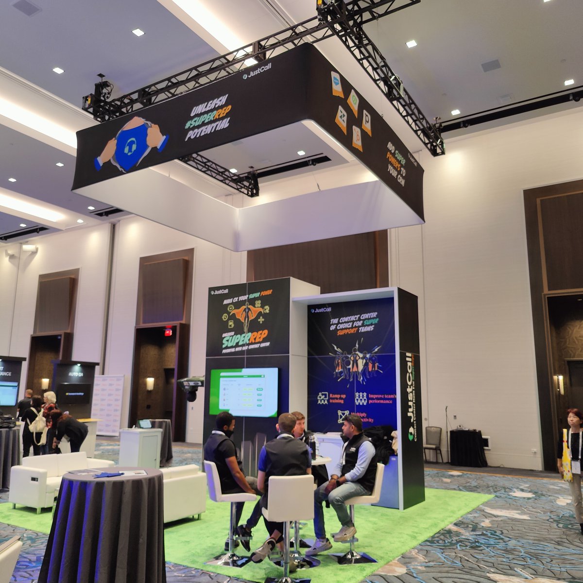 saas_labs's tweet photo. Kickstarting Day 1 at #CCWVegas!
Come by Booth 100, for a VIP #SuperRep experience!
Try your luck at the SuperRep tryouts and stand a chance to win an 18000 feet skydive ๐คฏ
See you at CCW, Booth 100 ๐
Meet us there: https://t.co/exWIOLaXY1
#ContactCenterWeek #CCWVegas #CCW https://t.co/2ni0OOzF8f