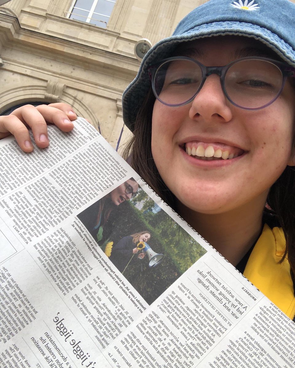 mia_bradic's tweet photo. 🌻Yestereday in the printed copy of @nytimes, you could read about the actions our powerful climate justice team from Eastern European countries did in Brussels last month.
.
If you’ve missed out, you can still read the story online 🗞 https://t.co/b4sIKdHP8h