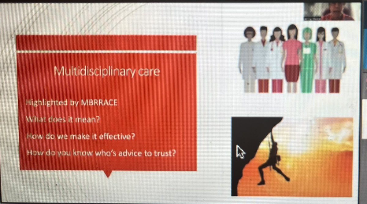 myobstetrician's tweet photo. @RCObsGyn @BMFMSNews #MLW22 another great day today: we talked about medical problems in pregnancy, MDT working, management plans, senior oversight by Dr Sarah Vause and Prof Jenny Myers @MFTnhs #maternitysafety #complexcare https://t.co/5zsAXo4Y7p