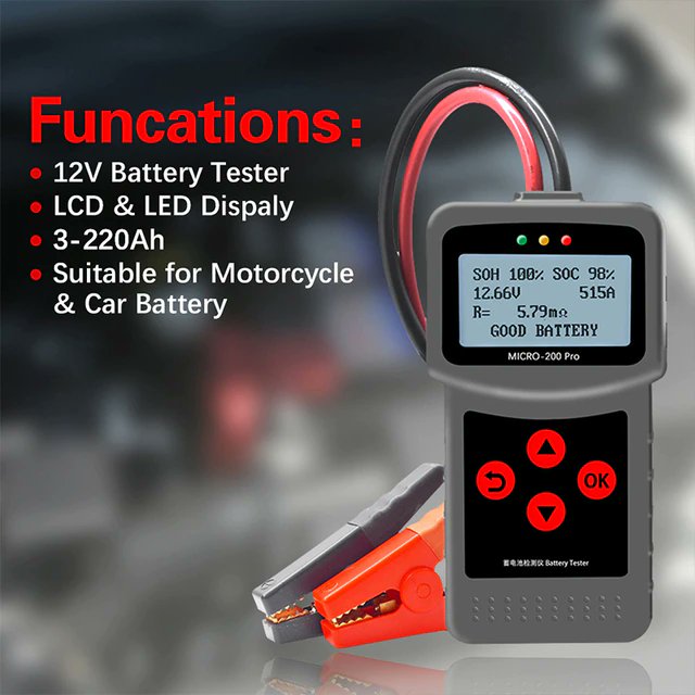 Automotive Load Battery System Analyzer For Car Motorcycle | Battery Testers
😃
mytoolsstore.com/product/automo…
😃
#batterytester  #batterytesters