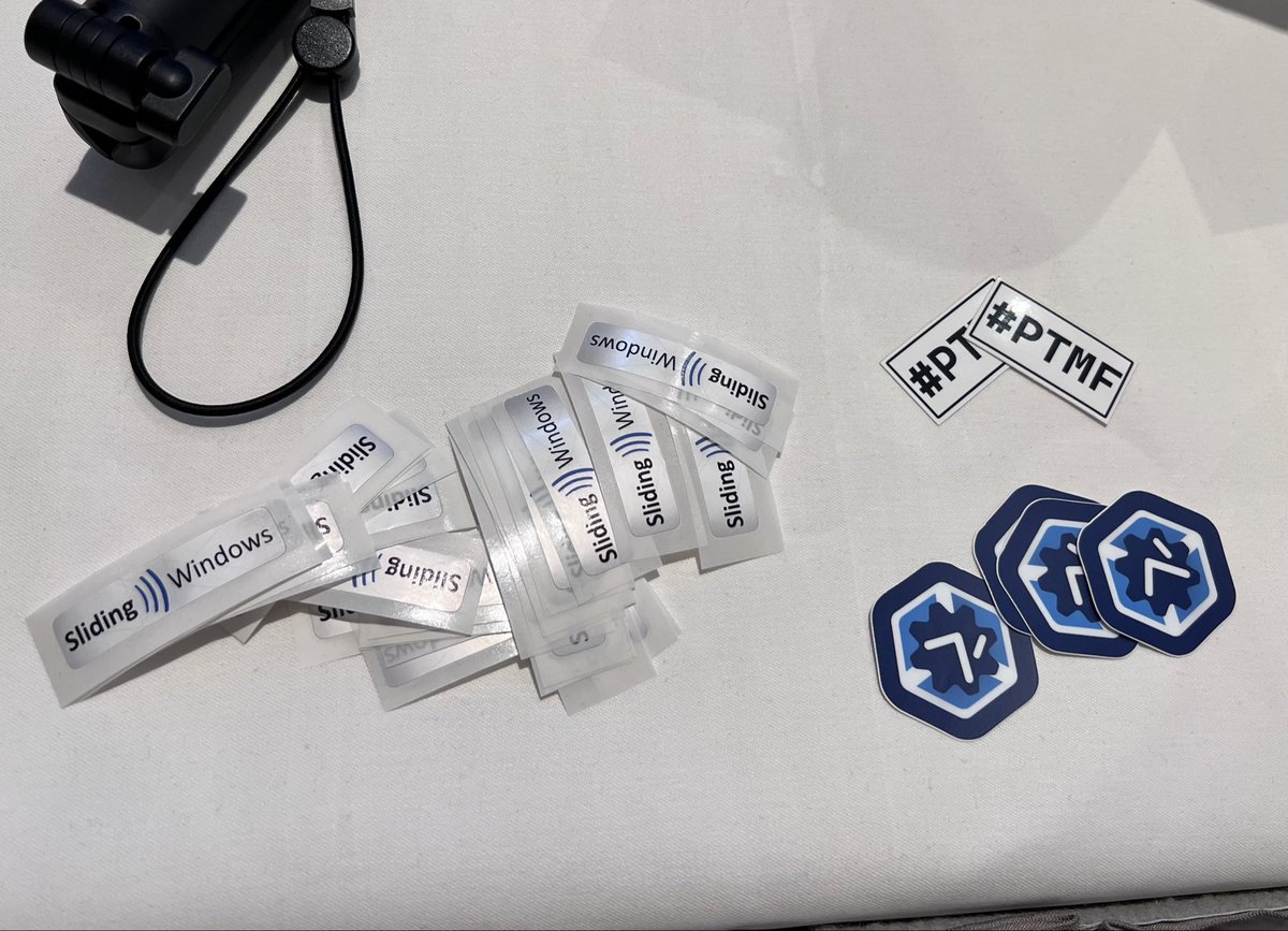 We got <a href="/slwcast/">Sliding Windows</a> stickers for you. Grab it at #psconfeu table, next to the yellow mugs.