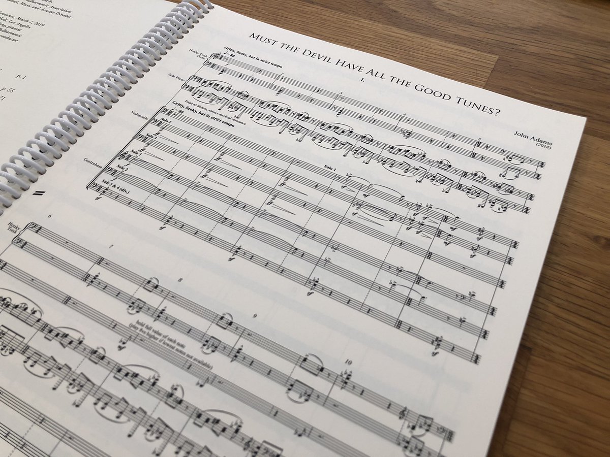 KalliJari's tweet photo. ’Must the Devil Have All the Good Tunes?’ On 23-25 June @VikingurMusic, @SFSymphony & @esapekkasalonen provide the answer with performances of @HellTweet’s terrific 2018 piano concerto 🔥
#AdventuresInMusic #scoreoftheday https://t.co/fJUuw6bUgw