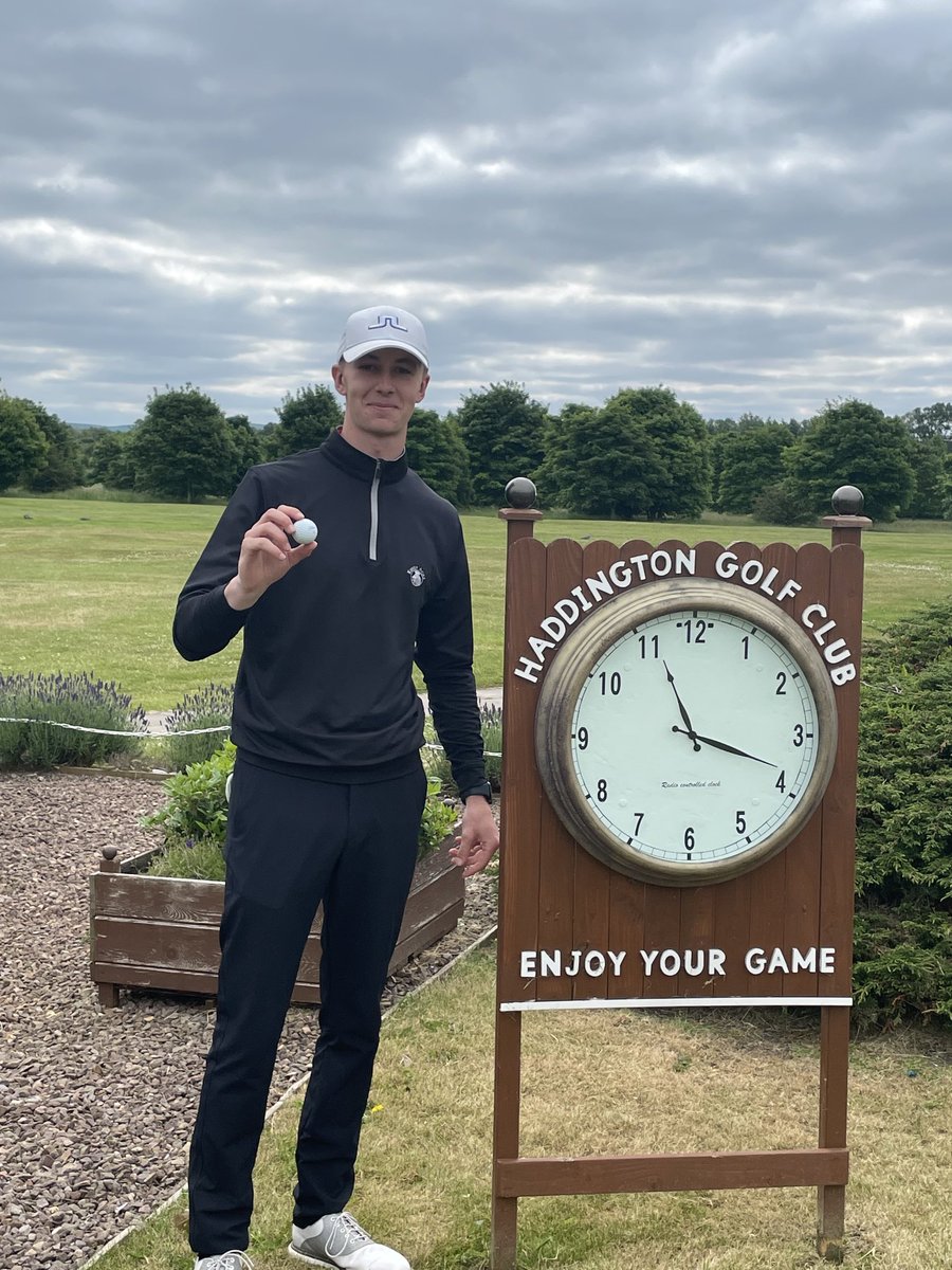 Congratulations to @scotty__t_ <a href="/kingsacregolf/">Kings Acre Golf Course</a> who had his first career hole in one at the 16th ⁦<a href="/HaddingtonGolf/">Haddington Golf Club</a>⁩ in the ⁦<a href="/PGAScotland/">PGAScotland</a>⁩ Young Pro’s Championship third round today