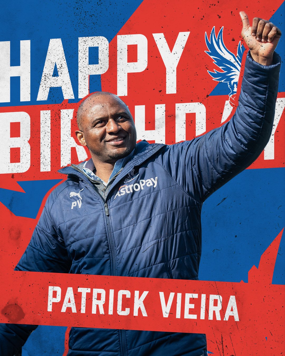 Happy birthday to our manager, Patrick Vieira   Have a great day  | 