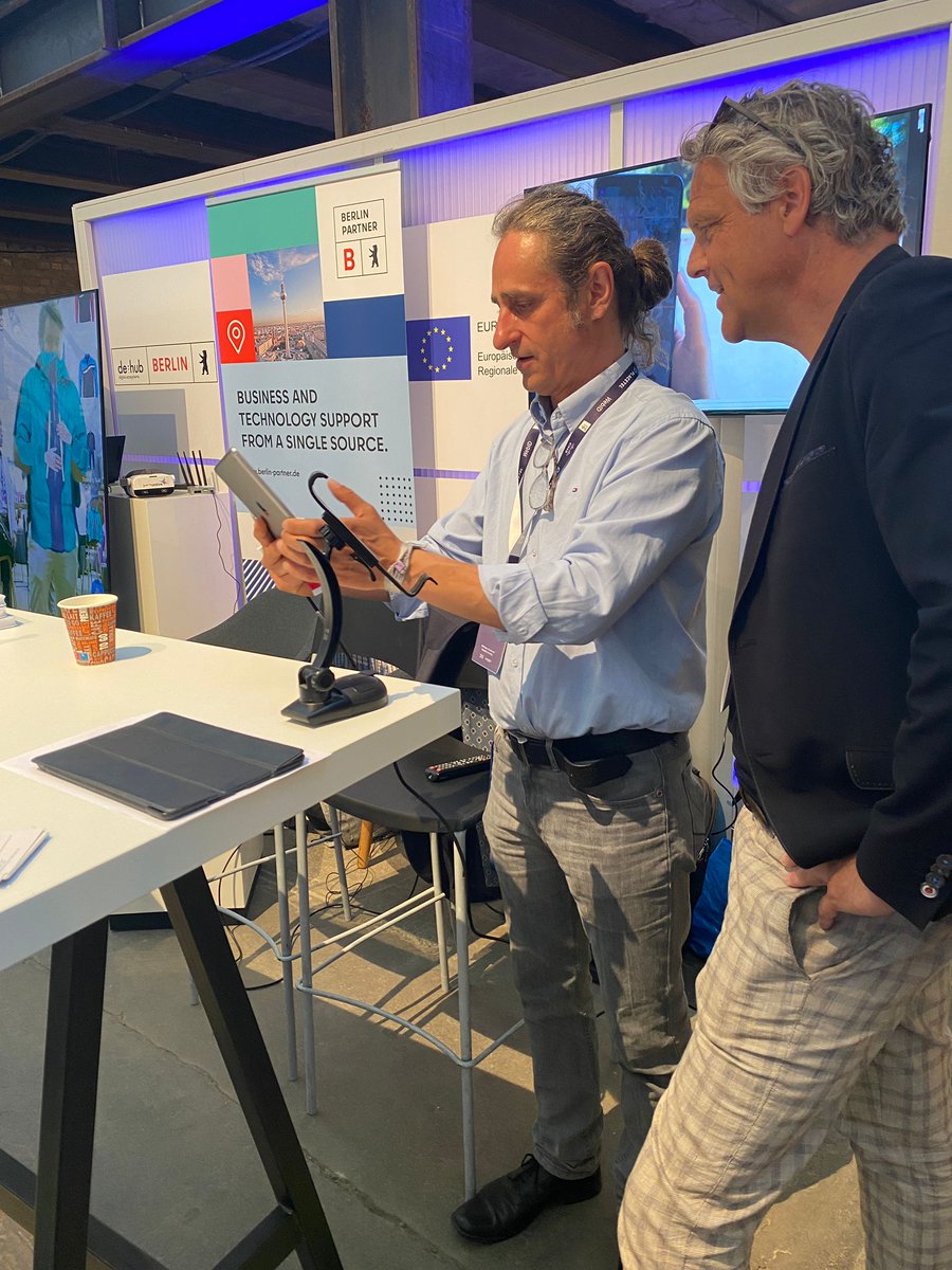 XRBB_eV's tweet photo. Wir freuen uns enorm, dass so viele Interessierte unseren Stand &amp; Panel auf der @hubconf besucht haben!

Ein großer Dank geht an unsere ausstellenden Mitglieder @AmiluxFilm @immersive_vr @NadineKolodziey @myndstorm @shoutrlabs @Volucap &amp; pimento formate sowie an unsere Sponsoren! https://t.co/jTRDORyCHf