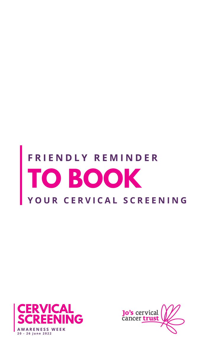 #CervicalScreeningAwarenessWeek