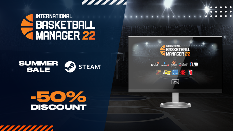 ibasketmanager's tweet photo. 🌴SUMMER SALE🌴

Take the opportunity to grab #IBM22 on @Steam at 50% off to welcome the summer🏀

▶️https://t.co/OLPHEaQLea https://t.co/wIQA9PIuoC