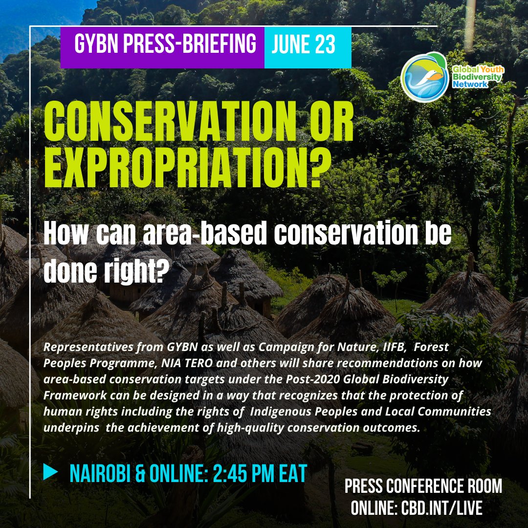 Global Youth Biodiversity Network (GYBN) tweet media