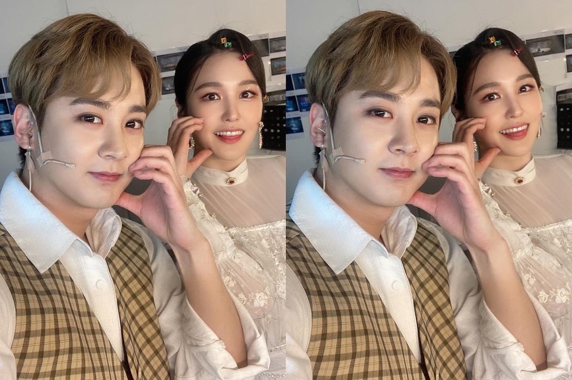 onlychanhee's tweet photo. [INSTAGRAM]
@/jooeun_f: Cheek heart wind blowing from Musical <KLIMT> 🫶🏻
.
.
.
#MusicalKLIMT #Musical #KLIMT #Adele #CheekHeart #Heart #❤️ 

#TEENTOP #CHUNJI 💜 https://t.co/CLZTz3QsDV