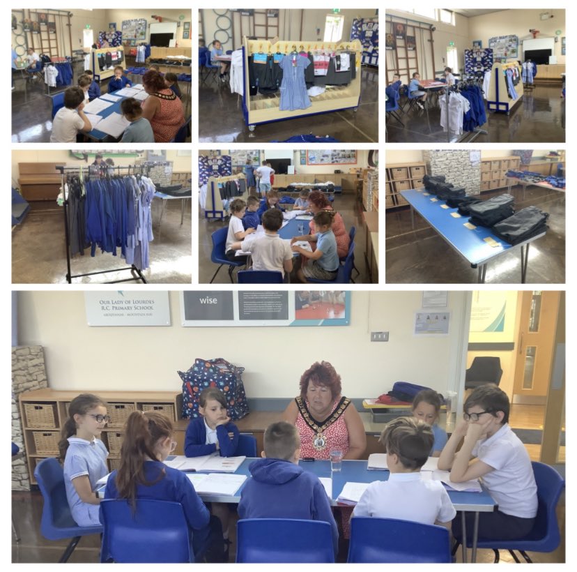 Thank you Madame Mayor <a href="/wendytreeby/">Cllr wendy treeby</a> for visiting our ‘Recycled School Uniform’ shop this morning. The pupils enjoyed sharing their knowledge with you and explaining why this project is so important to them <a href="/RCTCouncil/">RCT Council</a> <a href="/childcomwales/">Comisiynydd Plant | Children's Commissioner Wales</a> <a href="/StuartRRSA/">Stuart Whiffin</a> <a href="/AndrewMorganRCT/">Cllr Andrew Morgan OBE</a> <a href="/WG_Education/">Welsh Government Education</a>
