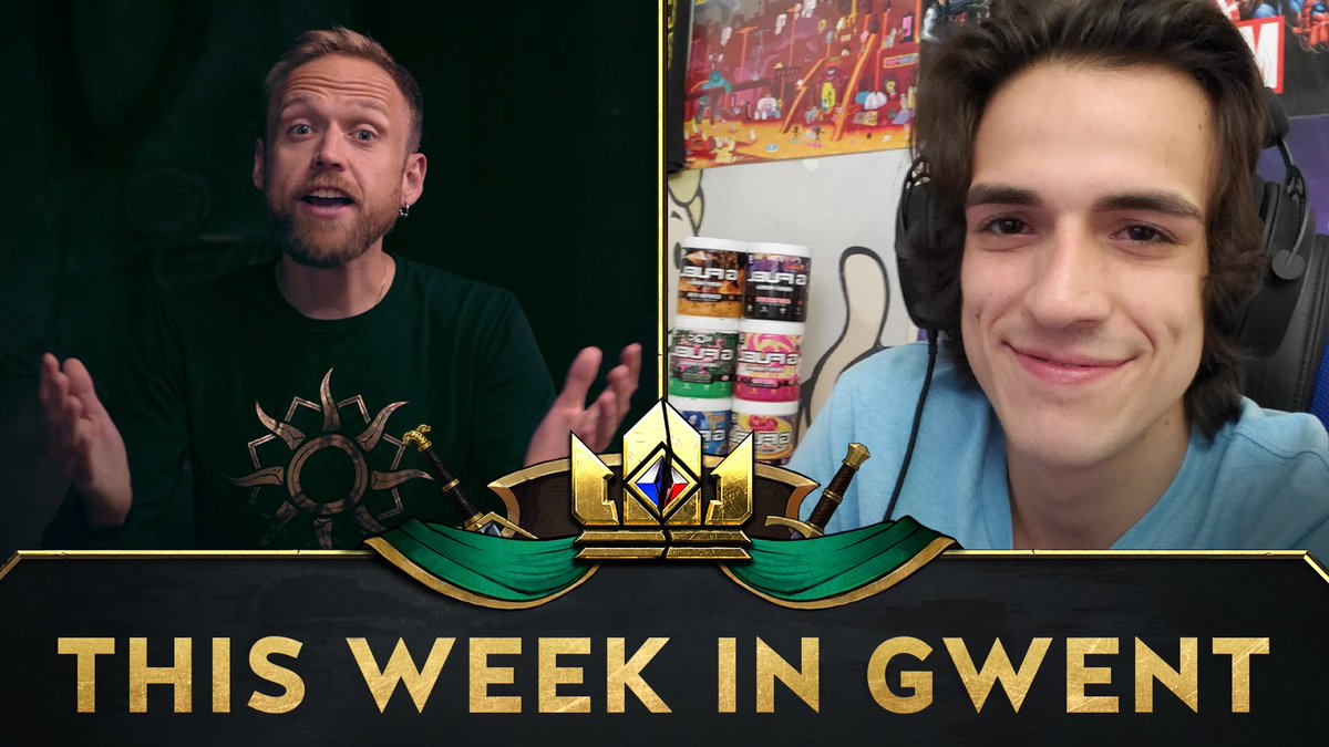 Tomorrow on This Week in GWENT: 
@pawelburza is joined by @TheLenkerd, who is in a toxic relationship with his internet. 

TWiG will happen as usual on Friday 4 PM CEST: twitch.tv/burza46