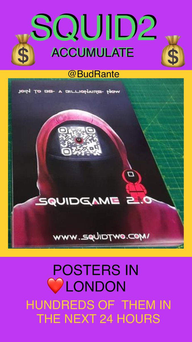 BudRante's tweet photo. @SquidGame_Two @elonmusk @SpaceX @netflix #BSCGems 
https://t.co/fiv38PKrro

#SQUID2 #SQUIDGAME 
@BudRante
@OG_BSC
@USATODAY
@elonmusk
@tommychong
@SnoopDogg
 
 https://t.co/hiIAkm3IZQ…

$TSLA $BTC #Bitcoin 
Join the most awaited #crypto 

#cryptocurrencies #CryptoNews 

@cnn
@cnnphilippines @PTVph

#SpaceX #Netflix https://t.co/hFUgtbuUco