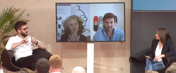 Auf dem #GovTechGipfel "Von der Nische zum Investmentcase" mit Prof. Eva-Maria Kern von dtec.bw, <a href="/FarukTncr/">Faruk Tuncer</a> von <a href="/Polyteia/">Polyteia</a> und Thomas Oehl von Vsquared Ventures. Tenor: "#GovTech ist sexy" &amp; zunehmend ein #Investment-Case. Beschaffung zukünftig entscheidend. #vc