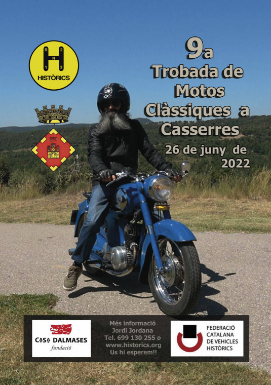 9a Trobada de Motos Clàssiques a Casserres 🔥 

Les motos clàssiques tindran l’ocasió de tornar a fer sonar els seus motors per les carreteres del Berguedà. El lloc serà a Casserres  el dia 26 de juny. (<a href="/historicsorg/">Històrics</a>)

Inscriu-te ja!

fcvh.cat/ca/automocio/f…
