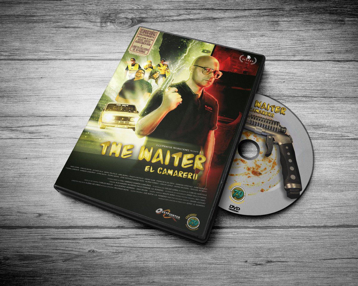 elsetantanou's tweet photo. Os presentamos el DVD del largometraje "The waiter" de Jordi Romero. Una producción independiente de género para los paladares más sofisticados del frikismo, el humor y el fantástico! Además, viene cargadita de muchos extras. Muy pronto en preventa.
@ozzypiuntur https://t.co/zjlfn9n5SU