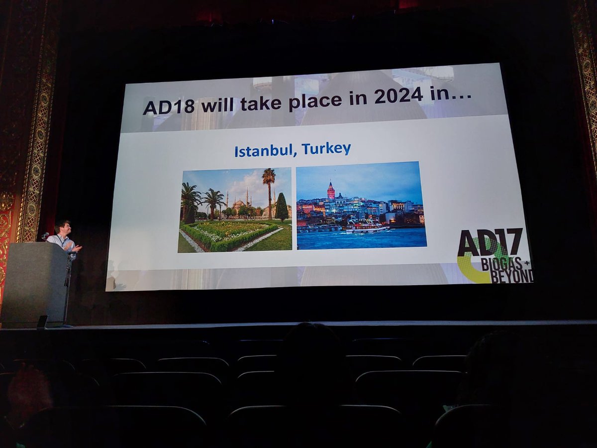 AltnayPerendeci's tweet photo. Good news came from Michigan-USA. The winner is Istanbul for AD18 World Anaerobic Digestion Congress.. Thanks all friends from all over the world for their support. So, wellcome to Istanbul in 2024... https://t.co/CXMU4KSNnP