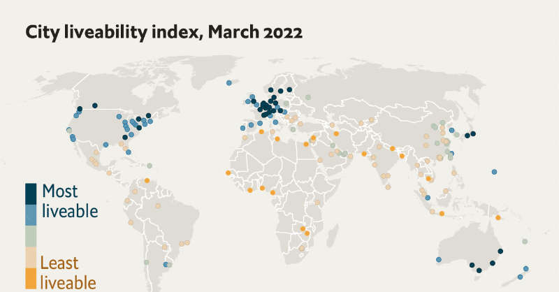 TheEconomist's tweet photo. Where does your city rank?