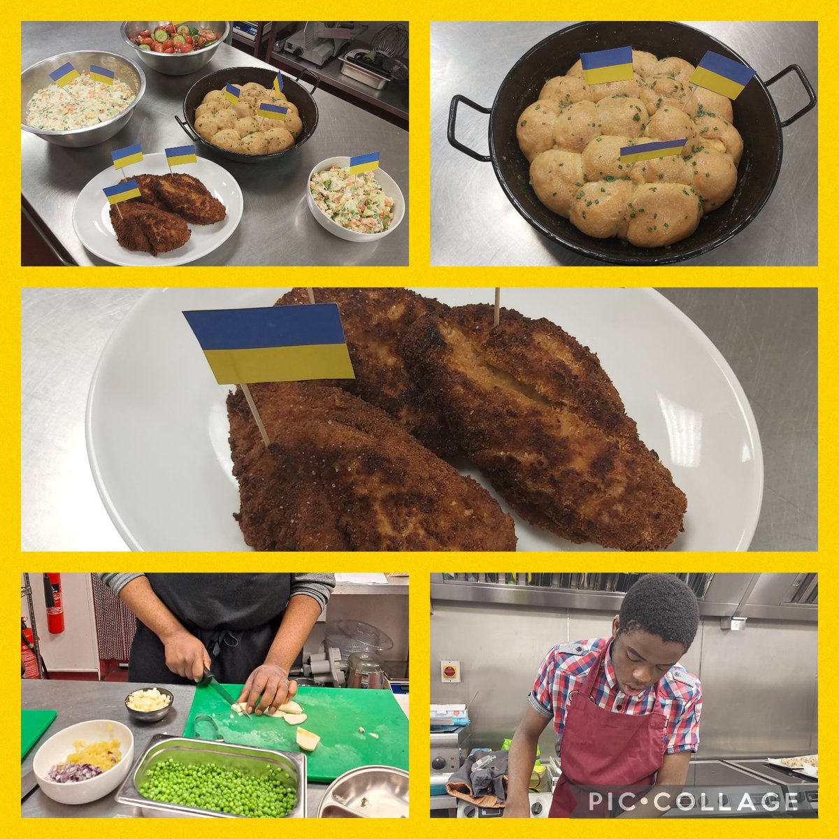 CareTradeUK's tweet photo. #cookingforukraine at the #workingkitchen #theautismproject #teamwork #getautismworking #lifeskills #autism #Neurodiversity #Employability #greenwich @GCDAUK https://t.co/Gi4vm3xNPs