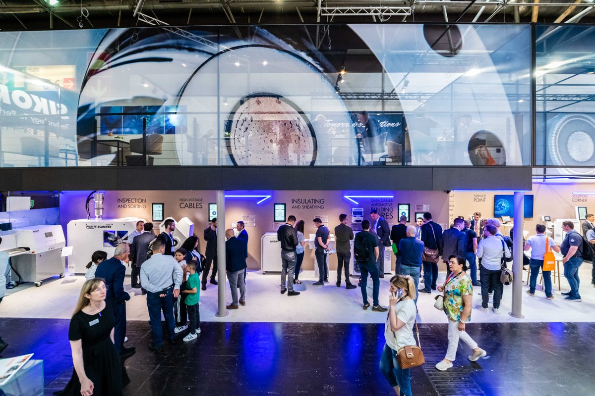 sikoranet's tweet photo. Day 4 - and the @wireTradeFair proves to be a full-fledged exhibition again! Visit us at 9A41, we are looking forward to many more interesting conversations! #sikora #sikoranet #wire2022 #wiretube #tradefair #exhibition #qualitycontrol #wireandcable #opticalfiber #technology https://t.co/eObU9qiQFd
