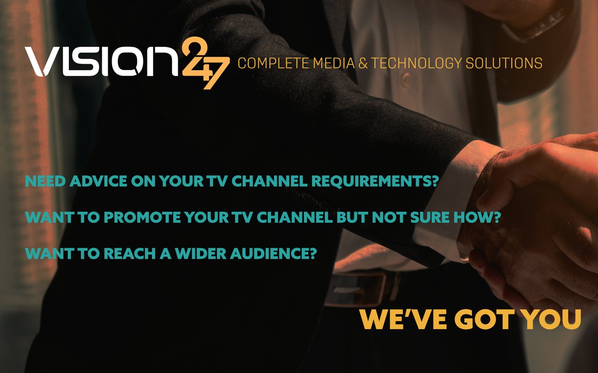 VISION_247's tweet photo. VISION247 specialises in launching channels onto a variety of platforms including Sky and Freeview, IPTV and OTT platform development. We can advise on all aspects
Contact us now
 https://t.co/tIG1PqrkeW
#consultancy #liveprogramming #OTT #IPTV #wevegotyou #tvchannels https://t.co/dWIJyIlqsu