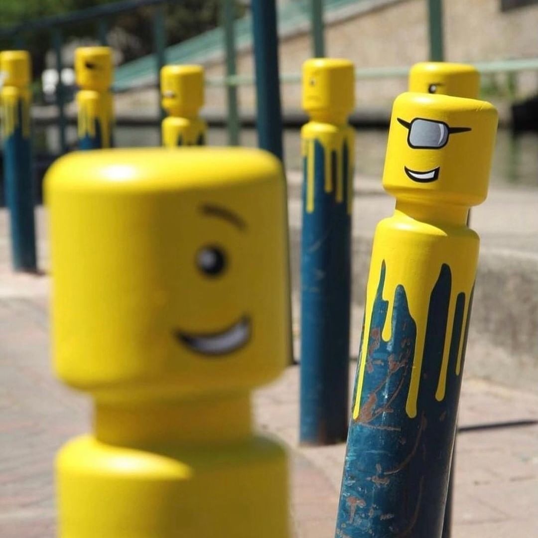 Superconduct_uk's tweet photo. Ever come across an angry @LEGO_Group bollard? 🤯😡😂

It's a first for us too.

These fun LEGO-style street paintings can be seen across the streets of France, thanks to artist @LeCyKlop 😆👌

Why don't they do that here.. its a great idea 😁

See more 👉 https://t.co/ILAazwLXSe https://t.co/Gm38CrMSQf