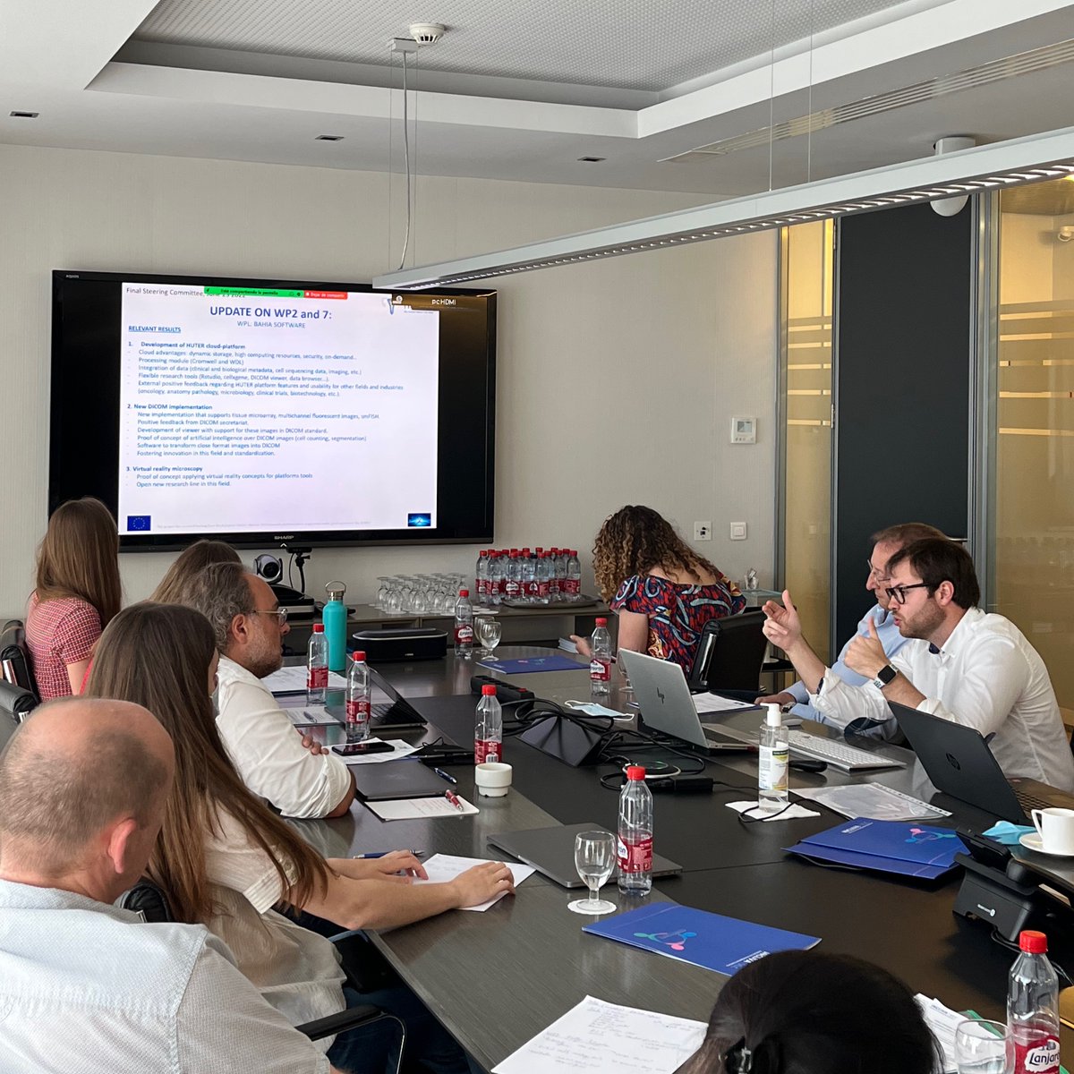 Another round of applause for BAHIA team! 👏🏻 They have been working on WP1 Coordination with HCA &amp; regulatory compliance, WP2 Platform infrastructure, WP7 Platform integration, WP8 Communication, Dissemination &amp; Exploit. Plan WP9 Project management and WP10 Ethics requirements