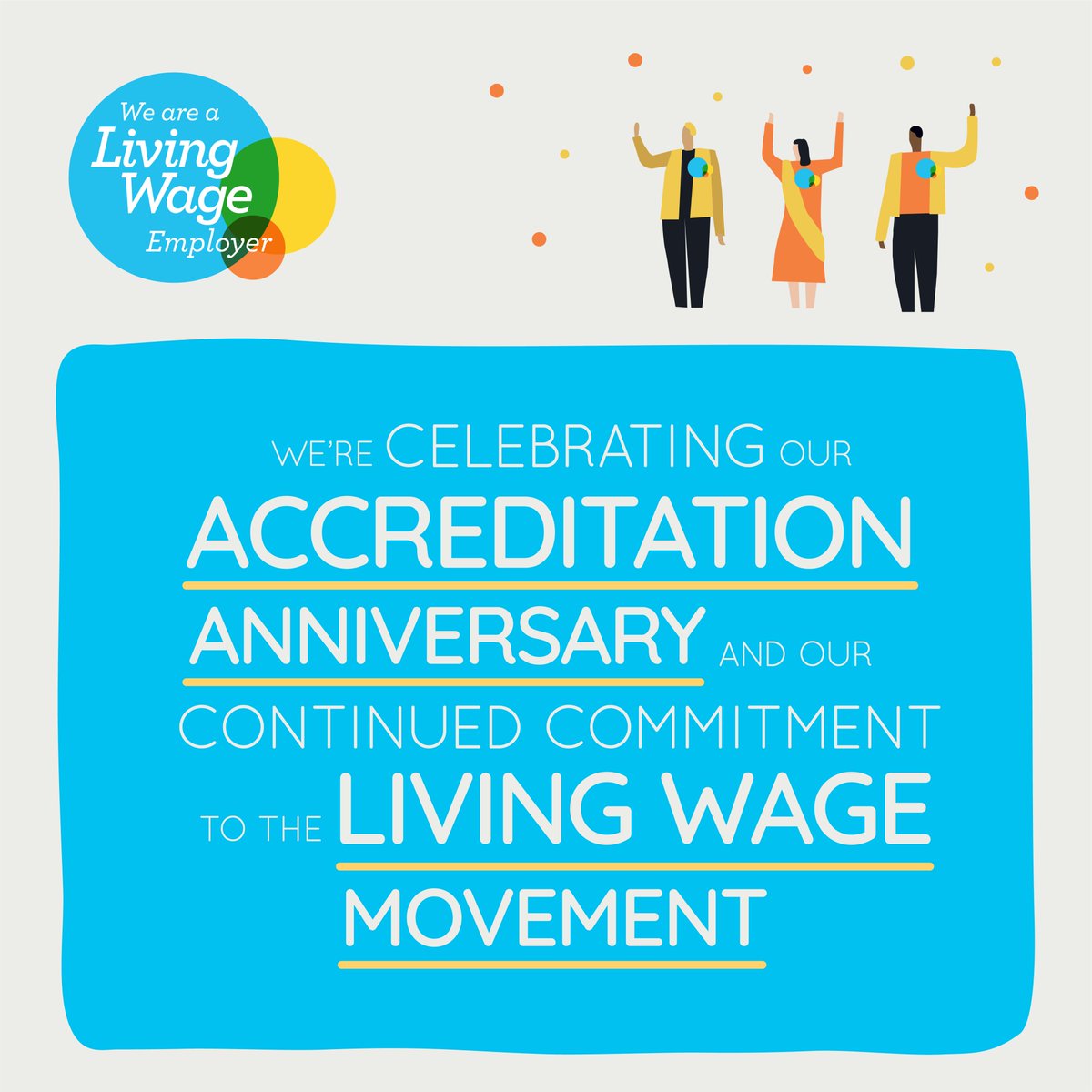 Another year has passed since confirming our commitment to the <a href="/LivingWageUK/">Living Wage Foundation</a> movement!

We are very proud of this long-standing achievement as we believe that all our employees should be treated fairly, with pay being a significant part of that.

#livingwage #fairpay #anniversary