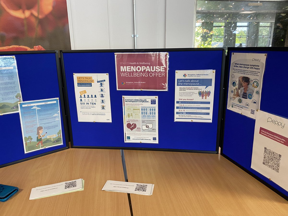 In the canteen <a href="/sathRSH/">RSH</a> today.. come and see what support @STWCCG can offer staff on their #menopausejourney #letstalkmenopause  
<a href="/SaTHEngagement/">SaTH Get Involved</a>