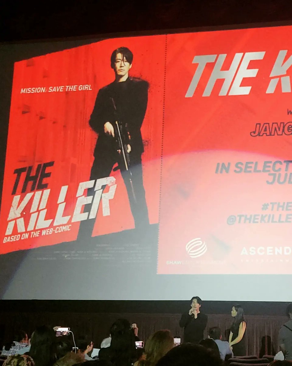 KimSeHwang's tweet photo. #TheKILLER starring #JangHyuk - #PremierScreening in #Hollywood/#Westwood 💥 In theaters near you from July 13th!! ⭐️ 

#더킬러 주연: #장혁 - #헐리우드 #시사회 🏆💯 
#220713 https://t.co/hCz0j6iGGM