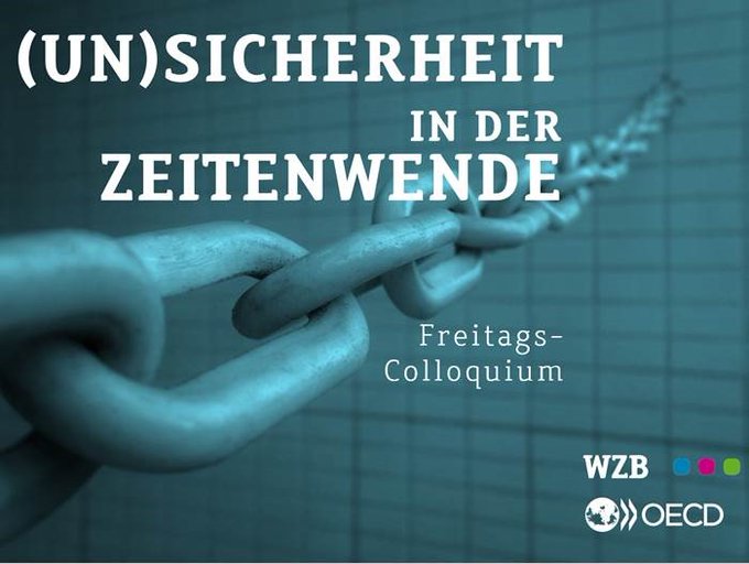 Schwierige Zeiten! Die Diskussionen und Analysen zur Zeitenwende aus dem Freitagskolloquium von WZB und <a href="/OECDaufDeutsch/">OECD ➡️ Bessere Politik für ein besseres Leben</a> gibt es zum hier🎧Nachhören: zeitenwende.blog.wzb.eu/programm/
Mit <a href="/JelenaCupac/">Jelena Cupać</a>, Eva Illouz, <a href="/swenhutter/">Swen Hutter</a>, <a href="/beyond_ideology/">Maja Goepel @beyond-ideology.bsky.social</a>, <a href="/LaraMariellchen/">Lara Fleischer</a> und vielen weiteren Gästen.