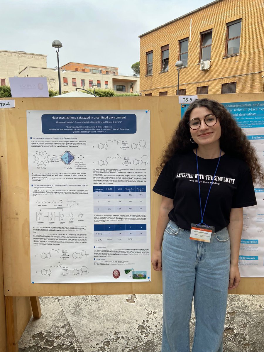 SupRaLabRome's tweet photo. First opportunity for two of our master’s students to show their work at #SYNC2022_Sapienza @Wellchem_S. Well done @ale_proco and Gabriele! https://t.co/BmhcQLJ0sx