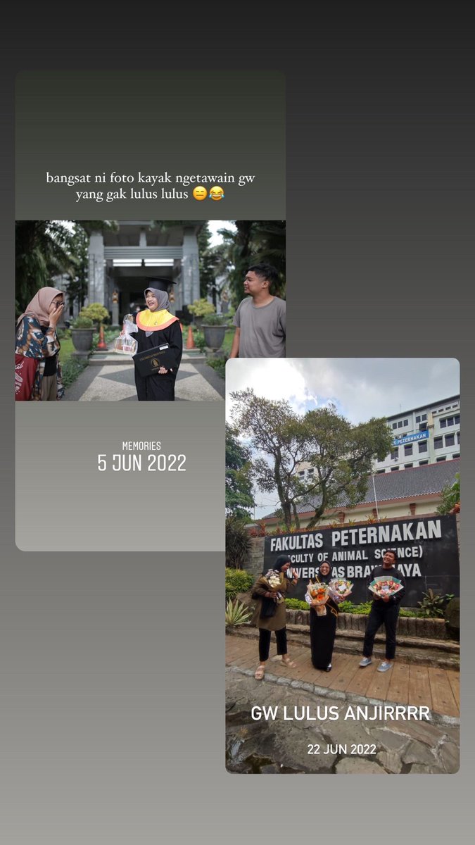 faiqohross's tweet photo. Siapa yang gak nyangka akhirnya bisa lulus? Sayaaa 🙋🏻‍♀️ https://t.co/aDZRiXopyk