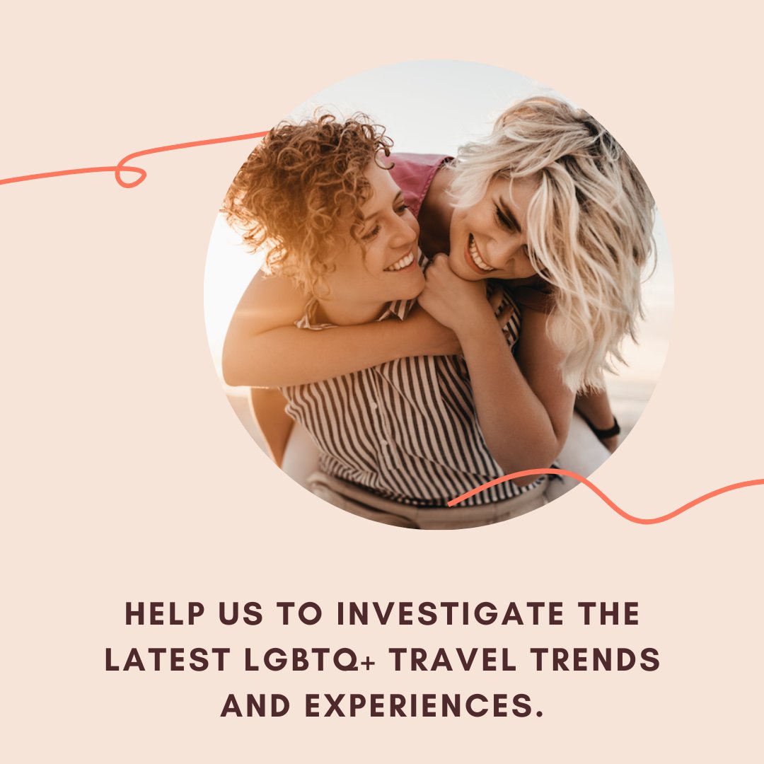 Help us to create a more welcoming world for LGBTQ+ travelers, take the survey: bit.ly/3xOmdXG
<a href="/IGLTA/">IGLTA</a>  #LGBTQ #gaytravel #tourism #survey