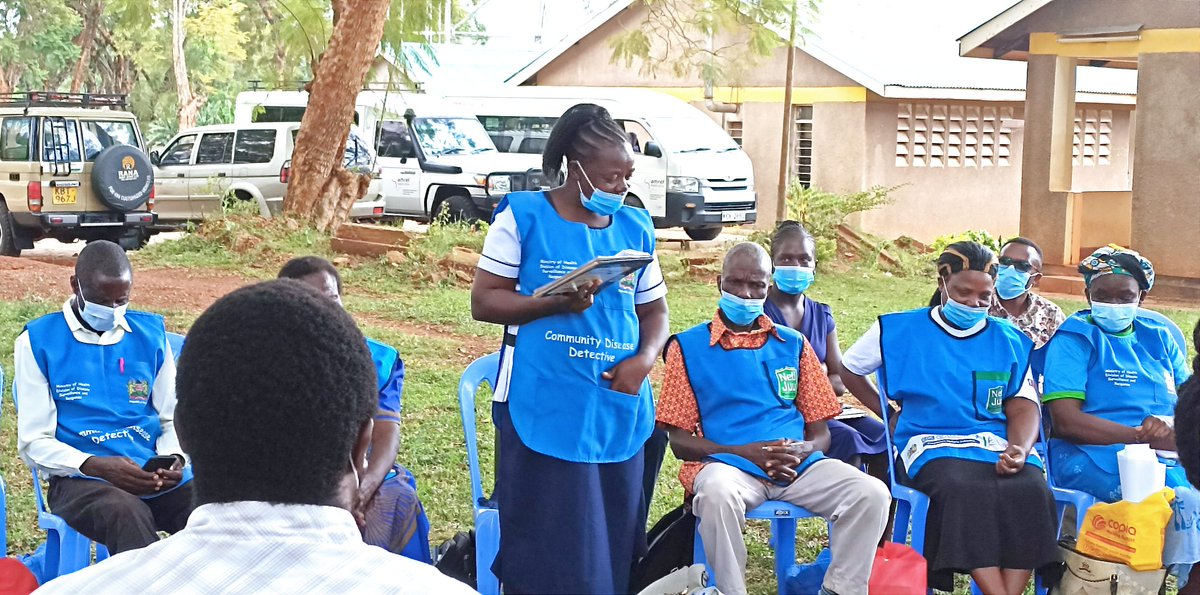 Amref_Kenya's tweet photo. CHWs continue to work tirelessly to ensure that everyone within the community they serve receive accurate information on matters health especially on how to prevent and manage the spread of malaria. #AmrefCommunityDialogues @MOH_Kenya @NdiranguWanjuki @PSKenya_ https://t.co/i2aYpA7nqV