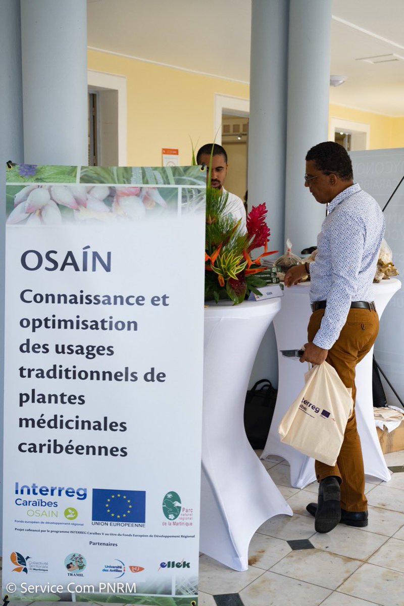 PNRMartinique's tweet photo. #JoliMoisEurope: Présentation aux élus de Martinique des programmes menés par le PNRM dans le cadre d’ @interregC : #MYCONOVA, projet de filière de champignons de Martinique & #OSAIN pour les plantes médicinales locales #AmbitionCaraibes, 22/06/22 https://t.co/Nh9z7M0ZEr
