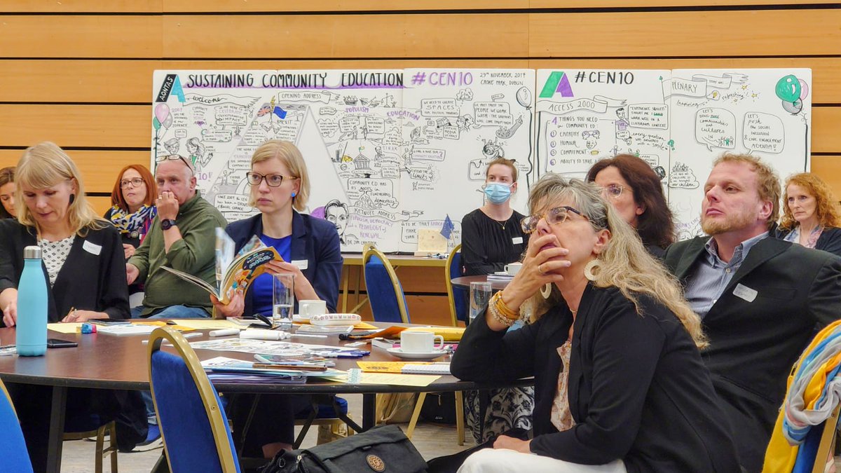 ecemakarca's tweet photo. "Solidarity and sharing knowledge are key in European Cooperation and Adult Learning."
- AONTAS Head of Advocacy @DearbhailLawles informing the #RegaleNetwork and #CEN about #CONFINTEA2022 news and outcomes! #EverydayImLearning @aontas https://t.co/POwjhNJikU