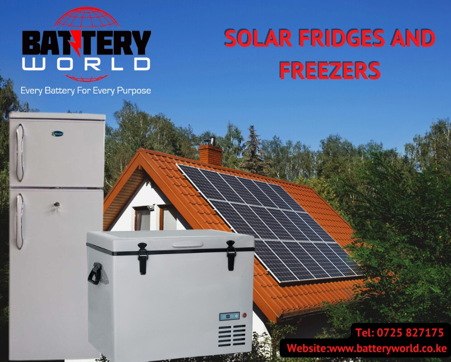 If you are looking to buy SOLAR FRIDGES AND FREEZERS at affordable rates contact  Battery World Ltd.
Tel 0725 827175 Website: batteryworld.co.ke
#solar #solarfridges #solarfreezers