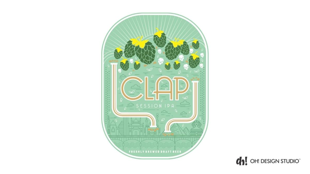ohdesignstudio's tweet photo. CLAP is a simple minimalistic typographic brand logo by OH! Design Studio, lending great visibility and the desired personality to this craft beer brand.
#casestudy https://t.co/4PGsxGif83
. . . 
#logodesign #labeldesign #packagingdesign https://t.co/SGhiZOtBq9