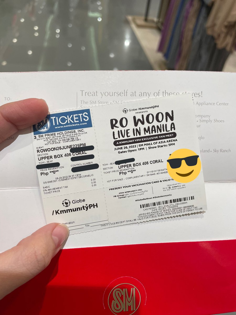 leirie_'s tweet photo. ✨GIVEAWAY✨

Ro Woon in Manila Giveaway 💕
 
📌 1 winner of Upper Box 406 ticket
📌 1 winner pf Lower Box 218 ticket

👇🏻 Kindly see attached photo on the mechanics.

GOOD LUCK! 😘 

#RowoonLiveInManila #RowoonInManila #Kmmunity #GlobeKmmunity #Giveaway 
#Rowoon https://t.co/b3VkkSOcOe