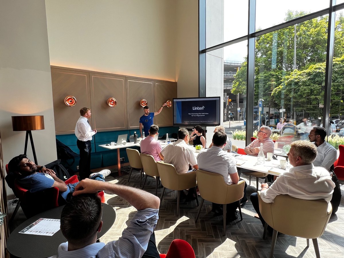 Amazing presentation today by Steven from <a href="/lintentech/">Linten Technologies</a>!😊

If you are interested in our next meeting on Thursday 30th June at the Clayton Hotel in Manchester, then send us a DM.

We look forward to seeing you there!