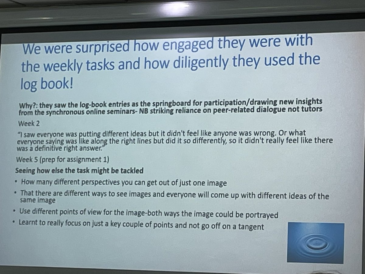 bastrimbos's tweet photo. Really nice session thanks @kay_sambell &amp; Linda Graham. Students saw peers as valuable comparators. Tutors as valuable comparators for assessment expectations @AheConference #aheconference2022 #innerfeedback @davidjnicol https://t.co/g1h7mgtXcf