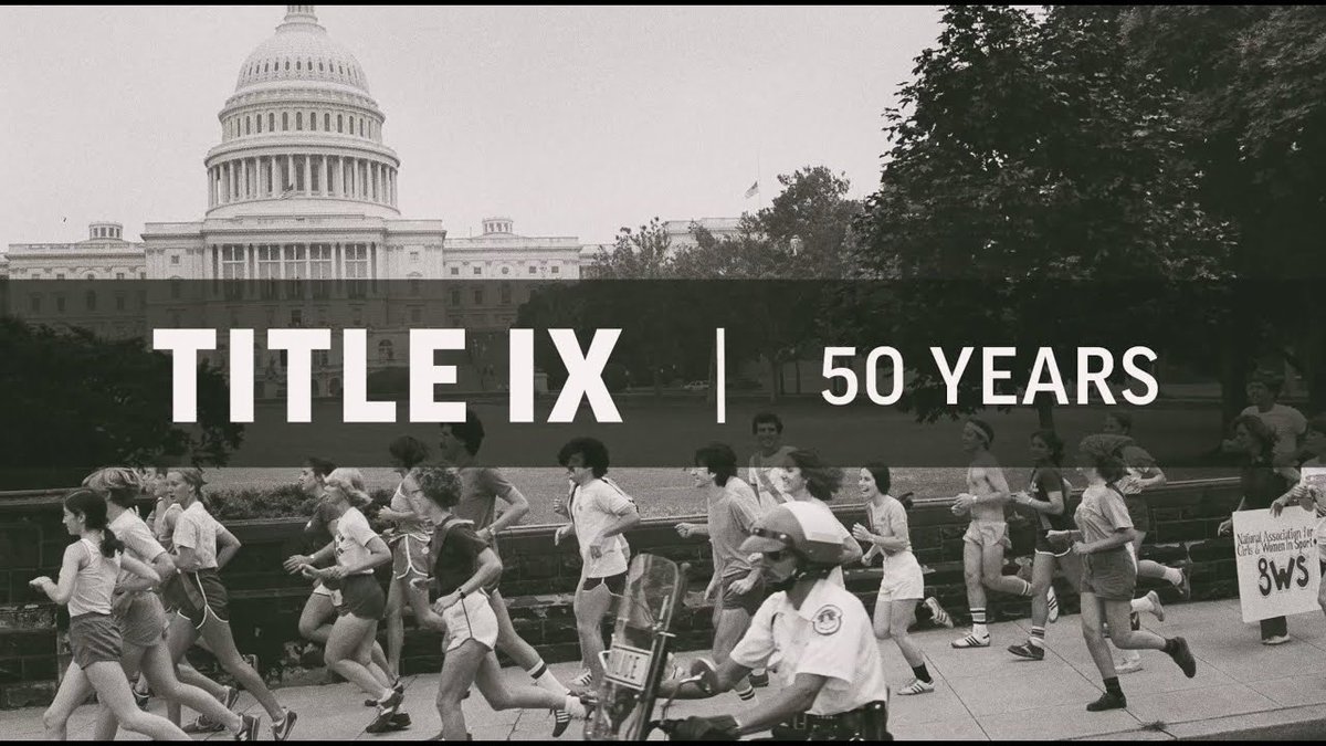 KUBearsWVB's tweet photo. Celebrating the 50th anniversary of Title IX, enacted on June 23, 1972. The law opened doors for girls &amp; women to compete in &amp; benefit from sports &amp; the athletic experience. Still more doors to open, but we’re grateful for the progress that’s been made. https://t.co/S2u9xMHITW