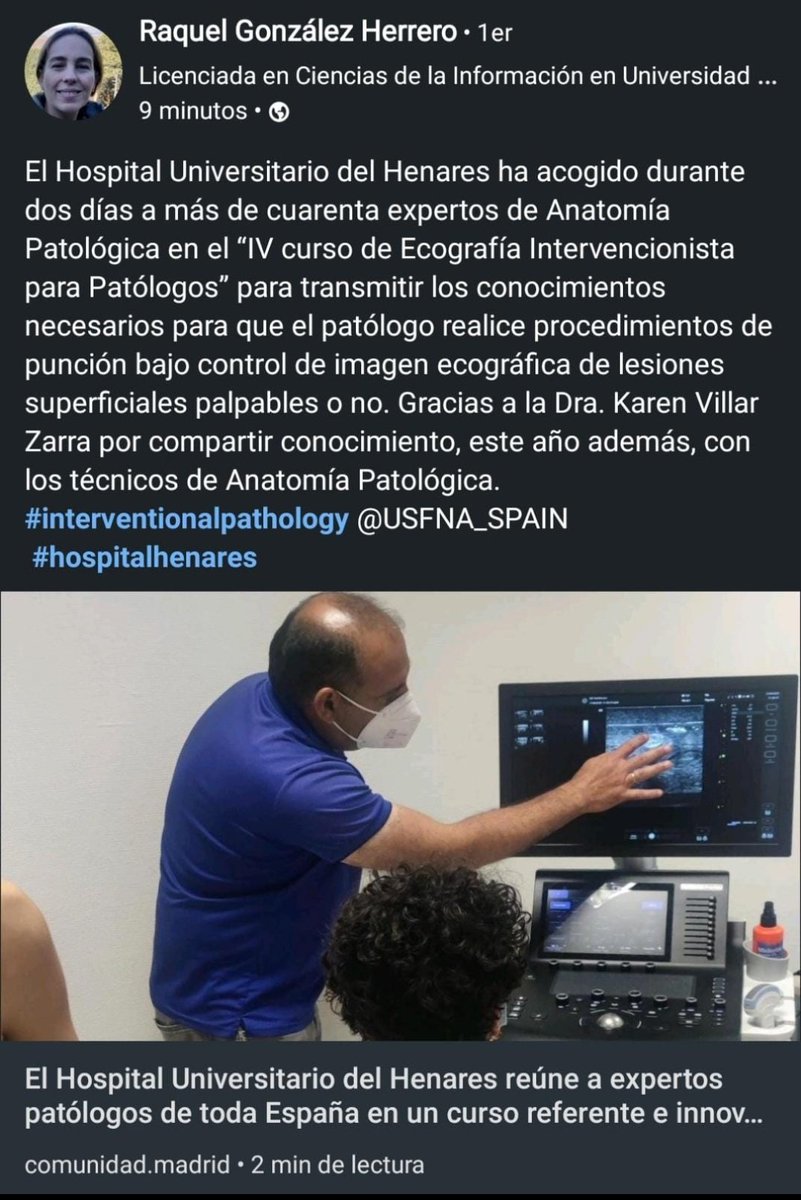 USFNA_SPAIN's tweet image. Muchas gracias a nuestros colaboradores y en especial a nuestros participantes. Son el reflejo de nuestro esfuerzo. Gracias y bienvenidos a #patologiaintervencionista #interventionalpathology 🙌🏻 a nombre de todo el equipo. #pocus #ultrasound #healthcare #pathology #biopsy