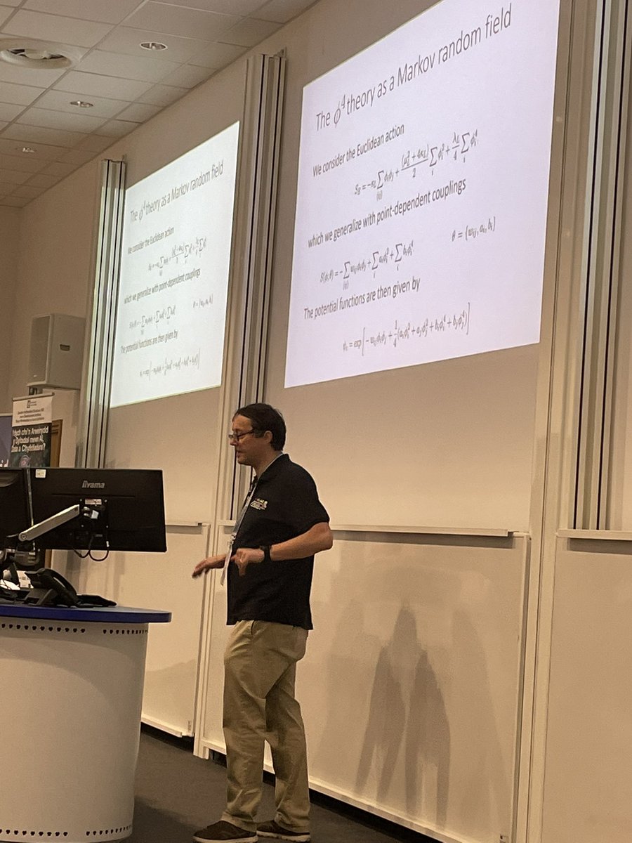 AimlaCcommunity's tweet photo. Quantum Field Theory and Content Piracy just before lunch @blucini @mobileum_ #ai #aiconference #Artificial_Intelligence #CDTAimlac #DataScience https://t.co/Xc4Vt00jQJ