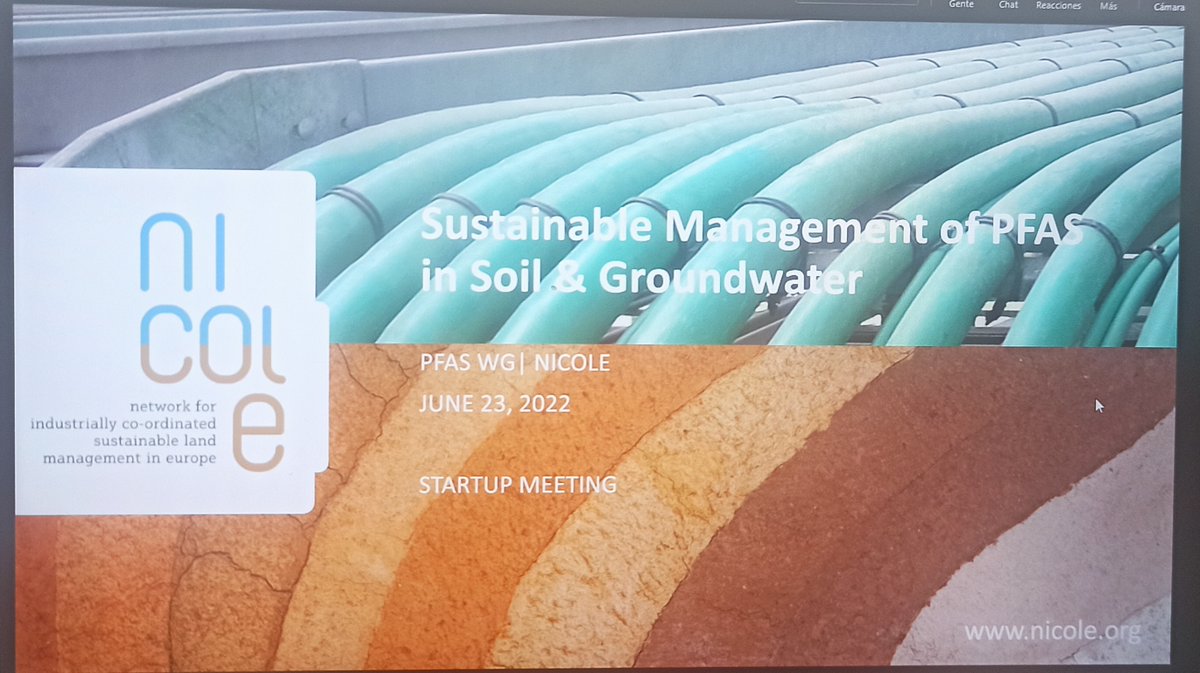 Today we are joining for the first time, the recently created #PFAS Working Group coordinated by #nicole network! <a href="/Eurecat_news/">Eurecat</a>