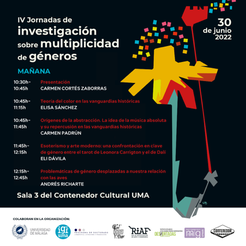 IGIUMAoficial's tweet photo. 🔜 IV Jornadas de investigación de multiplicidad de géneros
📆30 de junio
🕐10:30h - 18:00h
📍 Sala 3 @contenedoruma y online
ℹ️ https://t.co/VMMCS0O89j
#IGIUMA #uma #jornadas #género #investigación #málaga #RIAF #DESNORTADAS #aehm #MIG #DoctoradoLingúísticaLiteraturaYTraducción https://t.co/HrmnDlQ3Wy