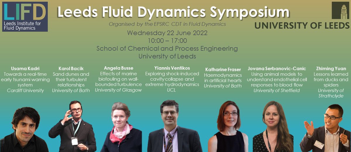 Whoop!🙌 Fluids Symposium 22 <a href="/UniversityLeeds/">University of Leeds</a>  Leeds was a great success! Fantastic speakers, great attendance and really well organised by the postgraduate team @rm_collet <a href="/MichaelMacRaild/">Michael</a> <a href="/FluidsJacob/">Jacob Perez</a>  👏