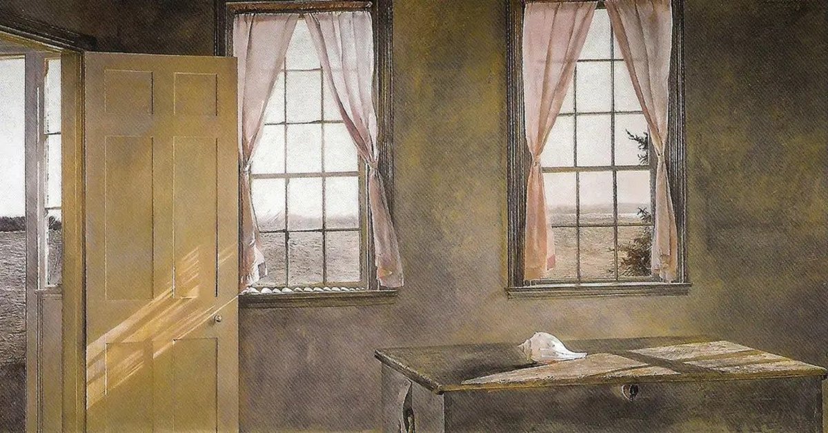 jatustein's tweet photo. Andrew Wyeth, “Her room”, 1963
#andrewwyeth #shells #presenceandabsence https://t.co/BFL0KkYLSJ