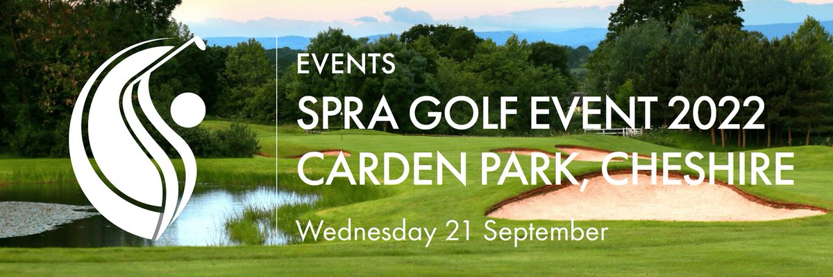 Bookings now OPEN for the SPRA Golf Event!  Wed 21 Sep 10:30 AM - 11:00 PM: SPRA Golf Event, Carden Park, Cheshire tickettailor.com/events/singlep…